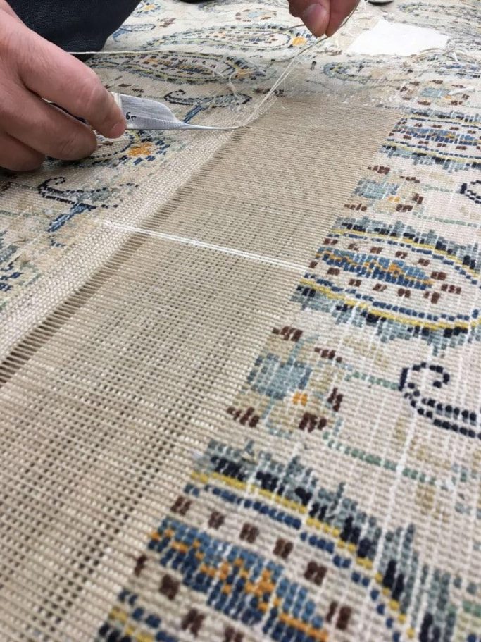 Restauration de tapis d'Orient à Waterloo